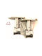 ForHome Curtain rail base Wall Silver 2pcs