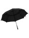 vidaXL Umbrella Compact Black