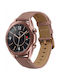 Spacecase Λουράκι Δερμάτινο Ροζ (Galaxy Watch 42mm)