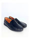 Men's Synthetic Leather Moccasins Black