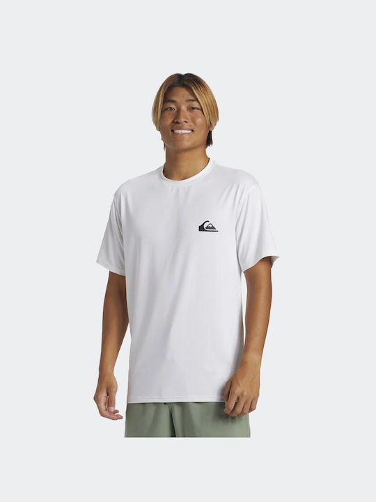 Quiksilver Everyday Surf Men's Short Sleeve Sun Protection Shirt White