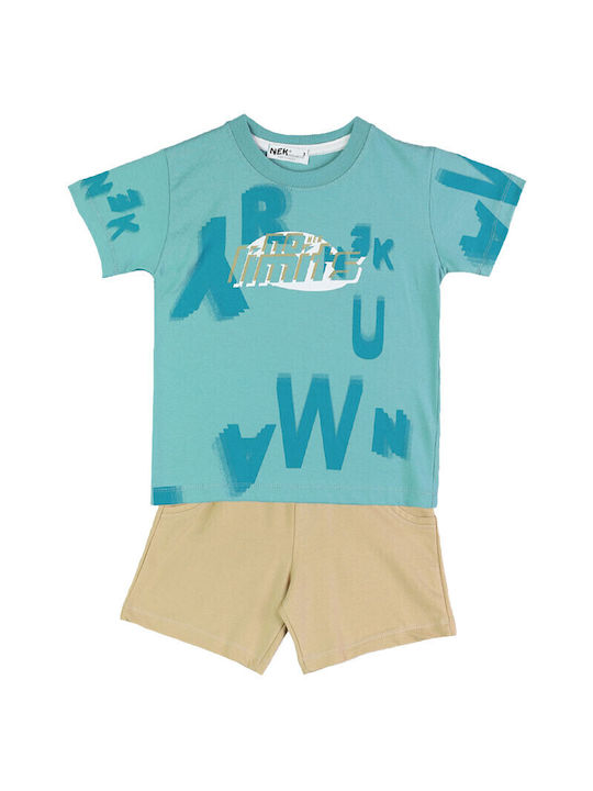 Nek Kids Wear Kids Set with Shorts Summer 2pcs