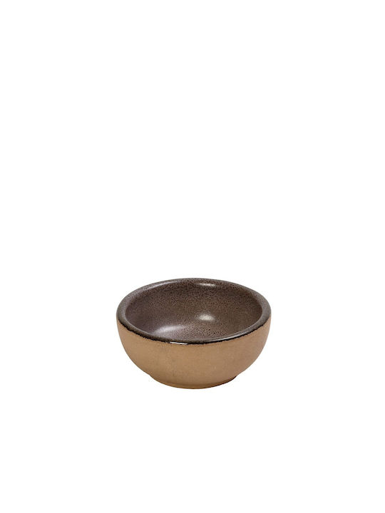 Espiel Calabria Serving Bowl Round Beige with Diameter 6.5cm