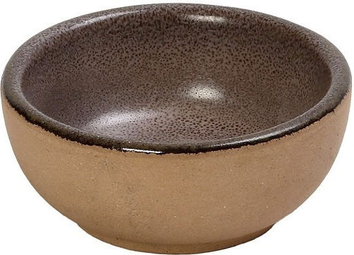 Espiel Calabria Serving Bowl Round Ceramic Beige with Diameter 6.5cm