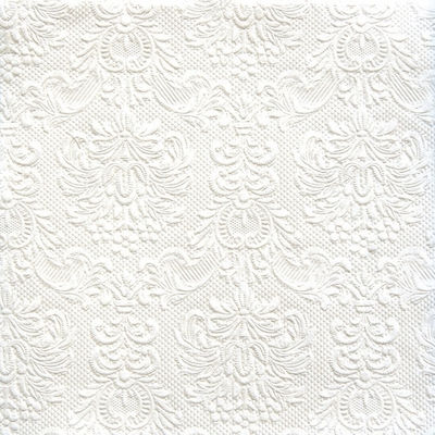 Party Napkins White 33x33cm. 1pcs