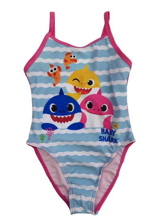 Disney Baby Shark Детски Бански Една част Многоцветен