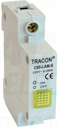 Tracon Electric Single Indicatoare luminoase de panou Galbenă