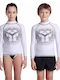 Arena Kids Swimwear Long Sleeve Shirt White