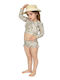 Waves Costum de baie pentru copii Set Multicolor