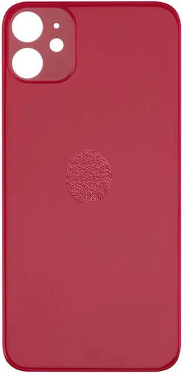 Back Battery Cover Big Hole Apple Iphone 11 Product Red