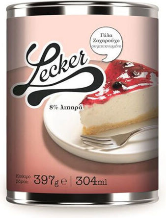 Подсладено кондензирано мляко Lecker 8% мазнини 397gr