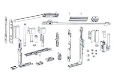 Giesse Schiebetürmechanismus