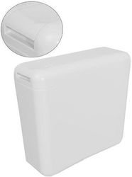 Siamp Rondo Universal Wandmontiert Kunststoff Toiletten-Spülung Rechteckig
