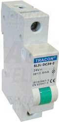 Tracon Electric Μονή Ενδεικτική Λυχνία Πίνακα Πράσινη