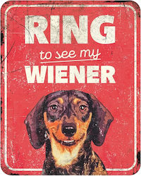 D&D Home Warnschild Vorsicht Hund 25x20cm