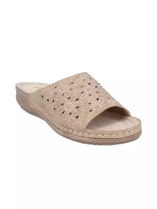 Platforme Dama În Stil Slip On Bej
