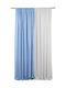 Viopros Curtain with Tunnel Konfeti White 140x270cm