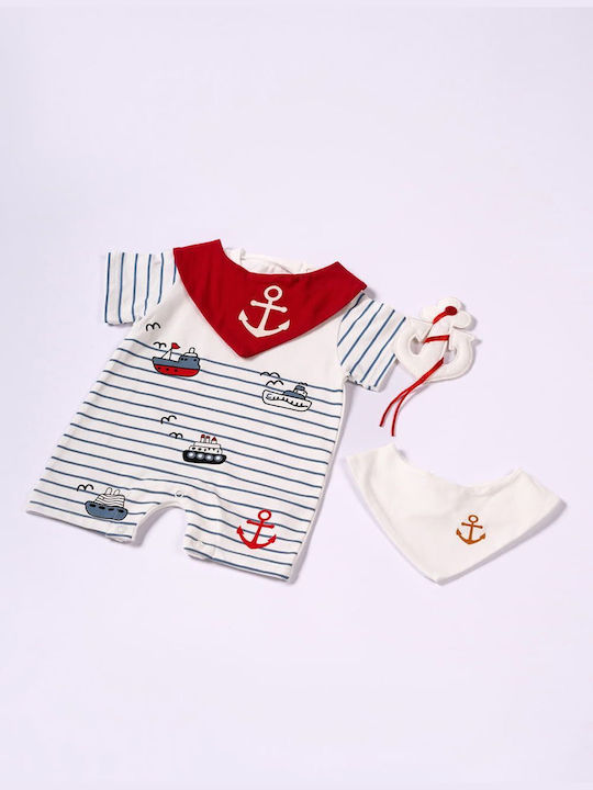 Hashtag Baby Bodysuit Set Short-Sleeved White