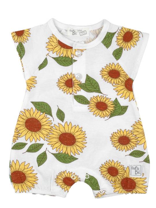 Babybol Baby Bodysuit Short-Sleeved Ivory