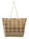 Ankor Ankor Stoff Strandtasche Braun