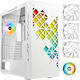BitFenix Tracery Gaming Midi Tower Computer Case with RGB Lighting White
