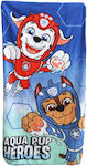 Nickelodeon Kids Beach Towel Blue Paw Patrol 120x60cm