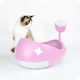 Katzenbecken Rosa L55 x B40 x H36.7cm