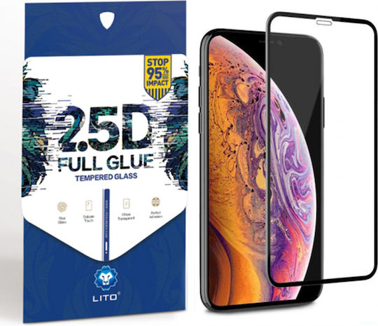 Lito 2.5D 0.33мм Закалено стъкло (Samsung Galaxy A25 5G - Lito) Черен
