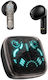 Onikuma T1 Earbud Bluetooth хендсфри Слушалки с Кутийка за Зареждане Черен