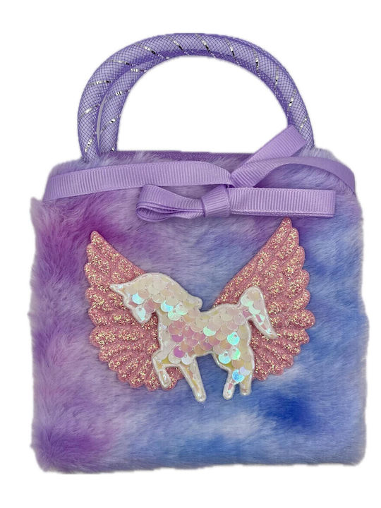 Pink Lady Kids Bag Shoulder Bag Purple 13cmx2cmx13cmcm