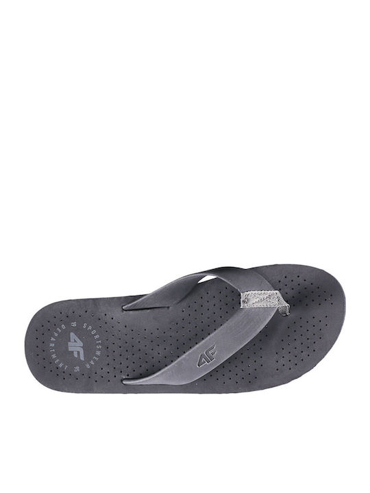 4F Ανδρικά Flip Flops Γκρι