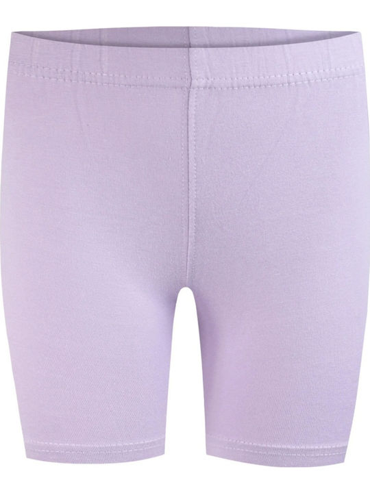 Energiers Kinder Leggings Radfahren Kurz Lilac