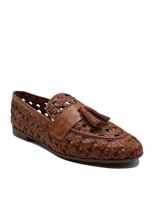 Frau Women's Moccasins in Tabac Brown Color