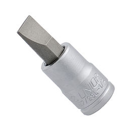 Unior Cheie tubulară cu Vârf Plat și Patrat de Prindere 1/4'' 1buc