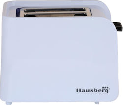 Hausberg Prăjitor de pâine 2 sloturi 750W Alb