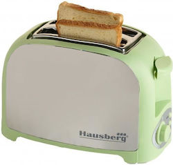 Hausberg Φρυγανιέρα 2 Θέσεων 750W Πράσινη