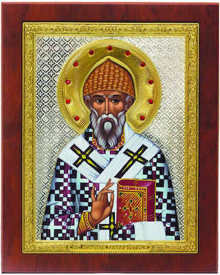 Εικόνα Άγιος Σπυρίδωνας Hölzernes 14.5x17.6cm