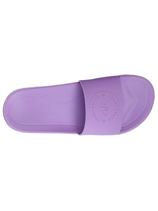 4F Women's Flip Flops Purple