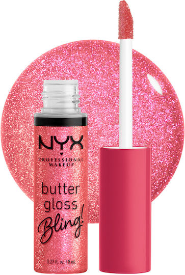 NYX Professional Makeup Butter Gloss Bling! Luciu de buze 05 She Got Money 8ml