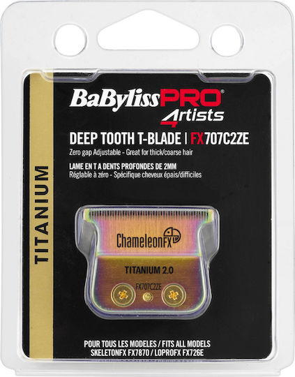 Ανταλλακτικό Κοπτικό Babyliss Pro Deep Tooth T-blade Titanium 2.0 Fx707c2ze