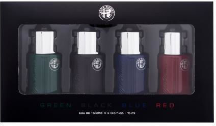Green Σετ Δώρου Edt Green 15 Ml + Edt Black 15 Ml + Edt Blue 15 Ml + Edt Red 15 Ml Άνδρες