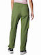 Damen Stoff Cargo Hose mit Gummizug Grün