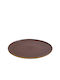 Espiel Calabria Teller Untiefe Keramik Rosa mit Durchmesser 28.6cm