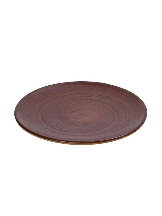 Espiel Calabria Teller Untiefe Keramik Rosa mit Durchmesser 22.7cm