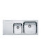 Franke New Infinito Inx 621-n 1010176438 Drop-In Spüle Links Inox B116xT50cm Silber