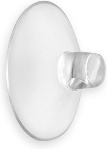 Inofix Single Wall-Mounted Bathroom Hook ​3.5x3.5cm Transparent