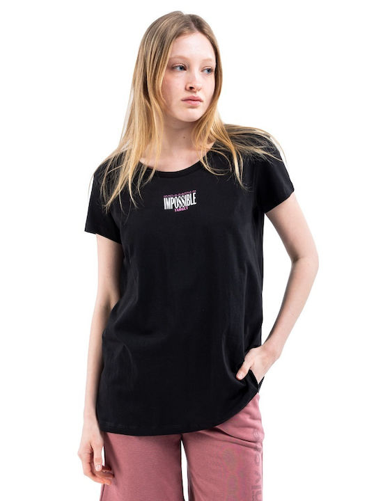 Target Γυναικείο T-shirt Μαύρο