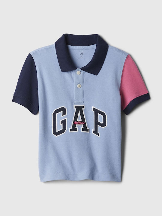 GAP Kids' Polo Short Sleeve Beige Logo