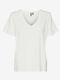 Vero Moda Women's Blouse Short Sleeve Bright White