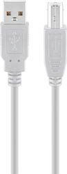 Goobay USB AB 180 LC 687 USB 2.0 USB-A male σε USB-B male Goobay USB AB 180 LC 687 USB 2.0 USB-A male σε USB-B male